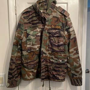 Ralph Lauren denim supply Camo jacket